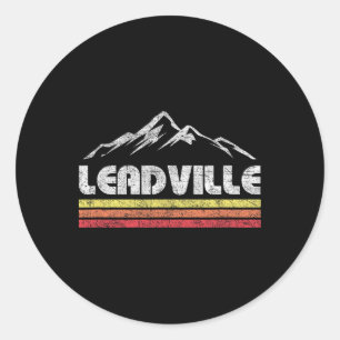 Adesivo Bicicleta de montanha retrô vintage Leadville Colo