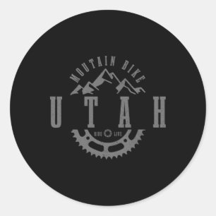 Adesivo Bicicleta de Montanha Utah Moab Mtb Ciclismo Downh