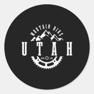 Adesivo Bicicleta de Montanha Utah Moab Mtb Ciclismo Downh