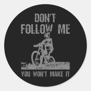Adesivo Bicicleta de Montanha Vintage Ciclismo Downhill Mt