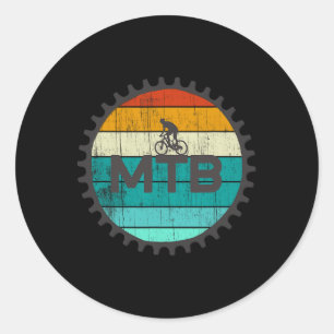 Adesivo Bicicleta de Montanha Vintage Retro Ciclismo MTB