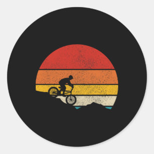Adesivo Bicicleta de Montanha Vintage Retro Downhill Cicli