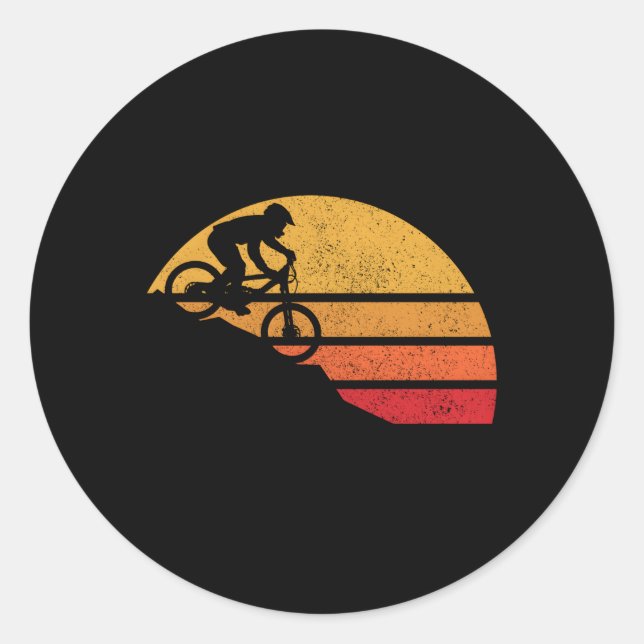 Adesivo Bicicleta Montanha Mtb Descida Bicicleta Bicicleta (Frente)
