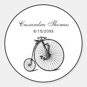 Adesivo Bicicleta Penny Farthing Velocípede Vintage