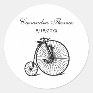 Adesivo Bicicleta Penny Farthing Velocípede Vintage