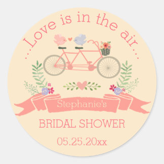 Adesivo Bicicleta Tandem, Aves e Chá de panela de Banner