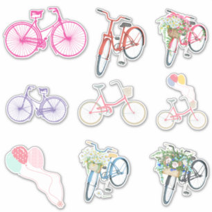 Adesivo Bicicletas Retro