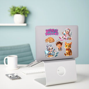 Adesivo Biddie Buddies Marca Personalizado Pau Cortado!