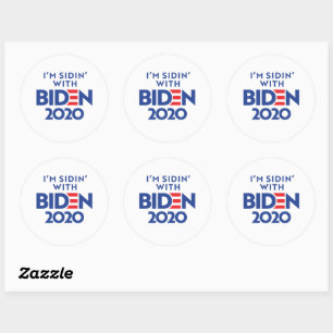 Adesivo BIDEN 2020 - Sidin' com Biden