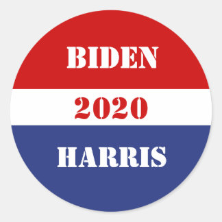 Adesivo Biden e Harris - Vinhetas eleitorais de 2020