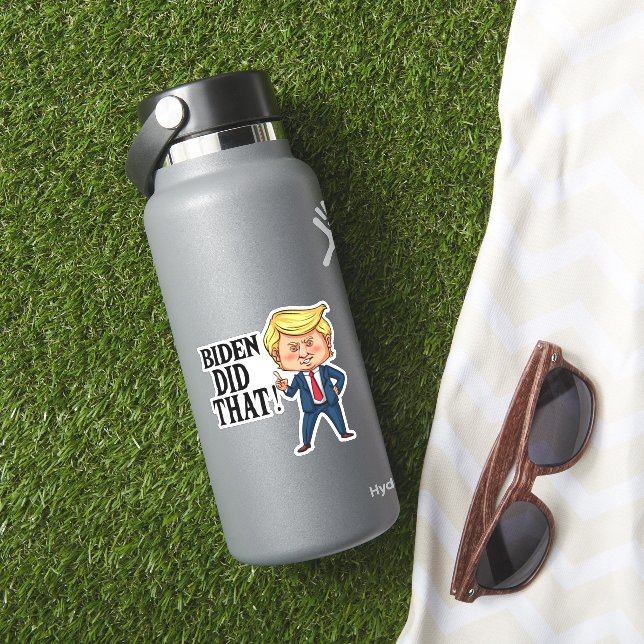Adesivo Biden Fez Aquele Joe Biden (HydroFlask Insitu)