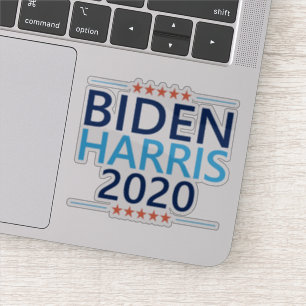 Adesivo Biden Harris 2020 para a eleição do presidente dos