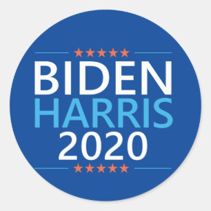 Adesivo Biden Harris 2020 para a eleição do presidente dos