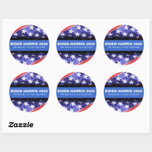 Adesivo BIDEN HARRIS 2020 USA Flag Stickers