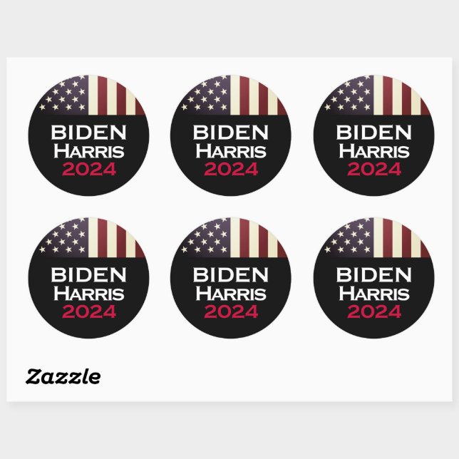 Adesivo BIDEN HARRIS 2024 Large Campaign (Folha)