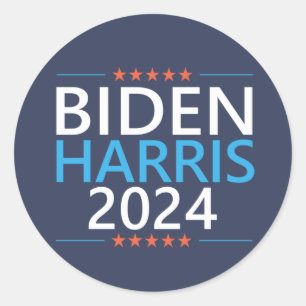Adesivo Biden Harris 2024 para a eleição do presidente d