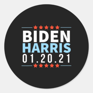 Adesivo Biden Harris vitória eleitoral de janeiro de 2021
