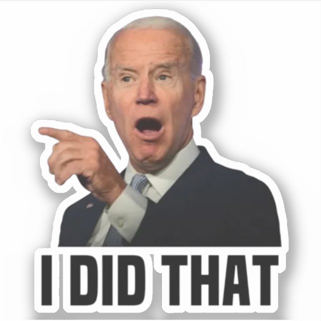 Adesivo BIDEN JOE Sticker (Frente)