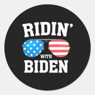 Adesivo Biden Kamala Harris 2024 - Ridin' With - Liberal