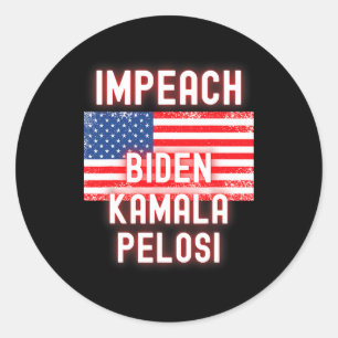 Adesivo Biden Kamala Pelosi Woke Democrat 2024 Go