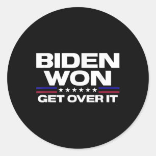 Adesivo Biden Won Supere Isso Patriótico, Pro Joe Anti