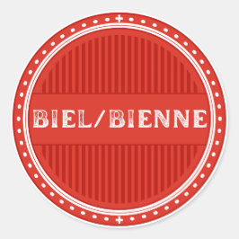 Adesivo Biel/Bienne City Pride Emblem – Swiss Identity