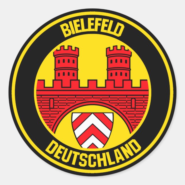 Adesivo Bielefeld Round Emblem (Frente)