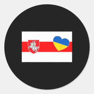 Adesivo Bielorrússia Fica Com a Ucrânia Belarusos Apoiam U