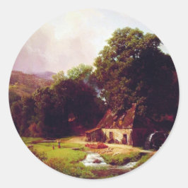 Adesivo Bierstadt Albert O Moinho Antigo