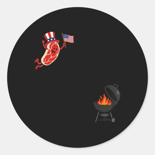 Adesivo Bife Dom Dive Divertido Tio Sam Bife Voador (Frente)