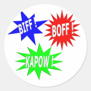 Adesivo Biff Boff Kapow Sticker
