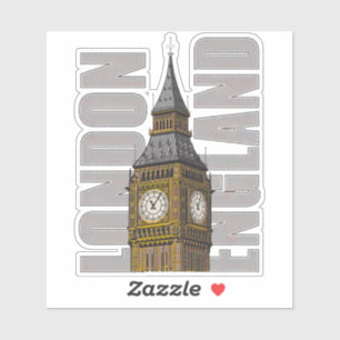 Adesivo Big Ben Clock Tower Londres Inglaterra Reino Unido