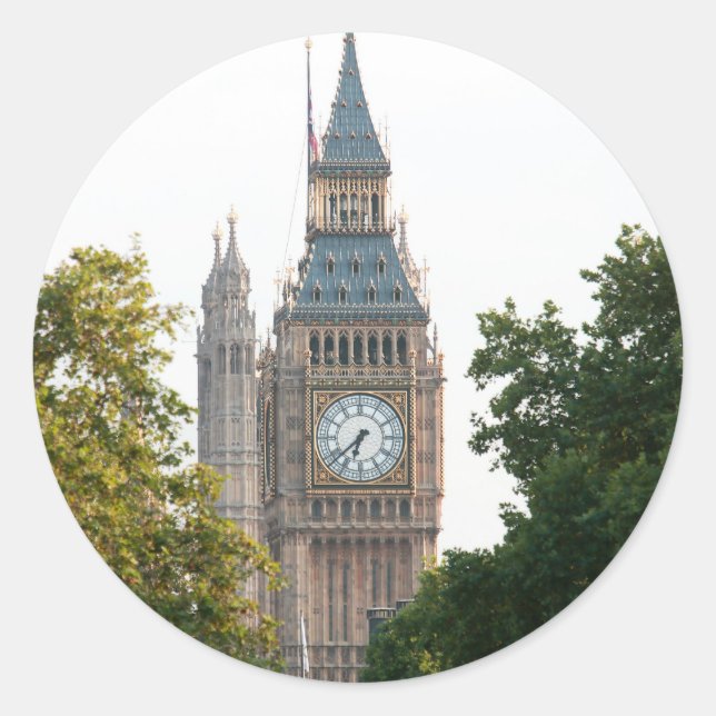 Adesivo Big Ben London Inglaterra (Frente)