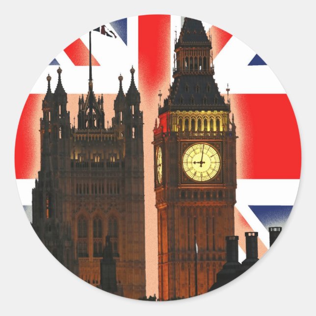 Adesivo Big Ben, Londres, Inglaterra (Frente)