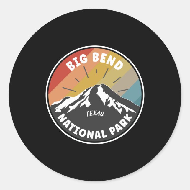 Adesivo Big Bend National Park Texas (Frente)