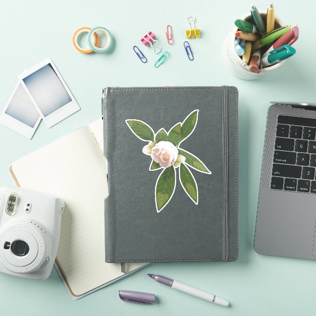 Adesivo Big Bloom Camellia Charm (Capa para iPad)