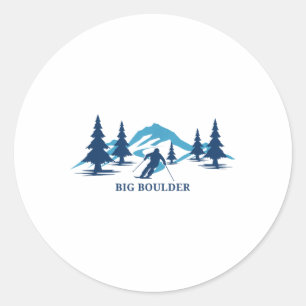 Adesivo Big Boulder Pennsylvania Ski Resort Skiier T