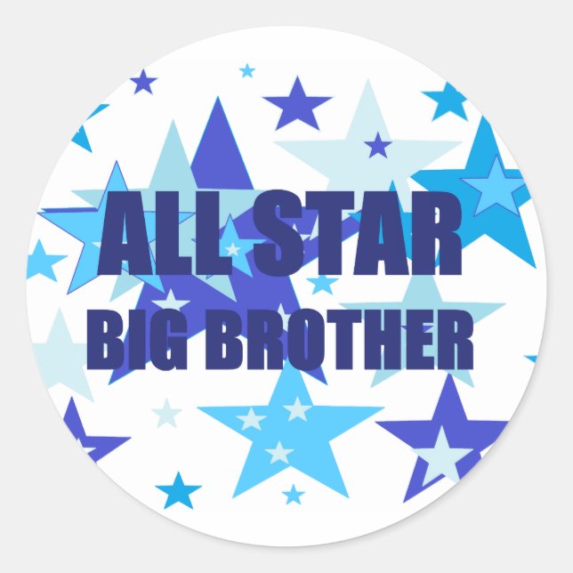 Adesivo Big Brother All Star (Frente)