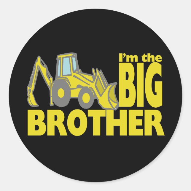 Adesivo Big Brother Backhoe (Frente)