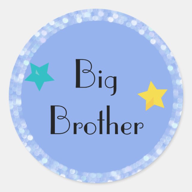 Adesivo Big Brother com estrelas (Frente)