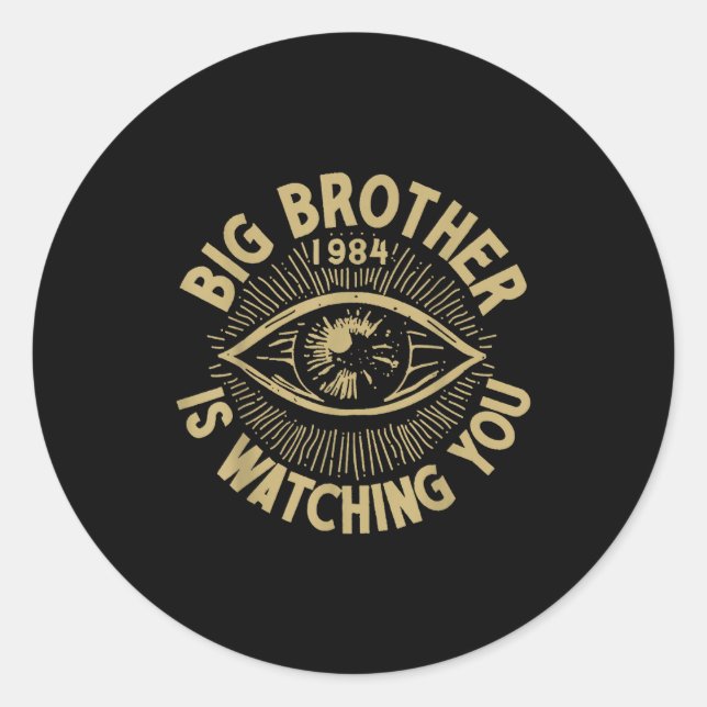 Adesivo Big Brother Is Watching You  (Frente)