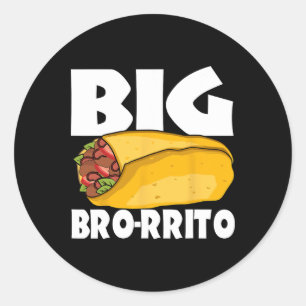 Adesivo Big Burrito Mexicano Comida Cinco De Mayo