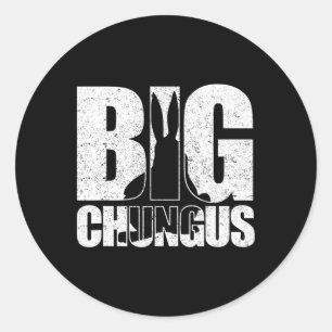 Adesivo Big Chungus Memória Retro Vintage Vídeo Viciado