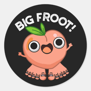 Adesivo Big Froot Engraçado Pun Grande Escuro BG