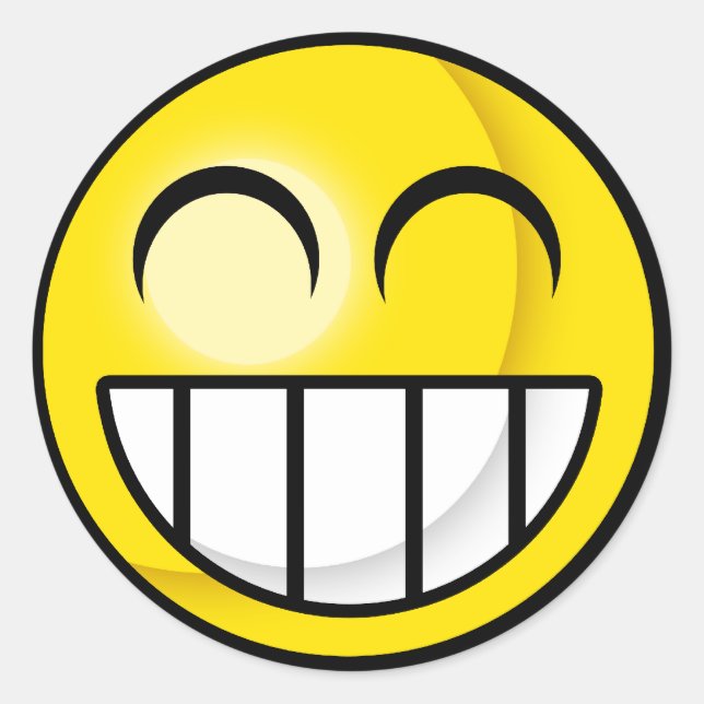 Adesivo Big Grin Sticker (Frente)