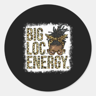 Adesivo Big Loc Energy Leopard Loc'd Woman Black Girl June