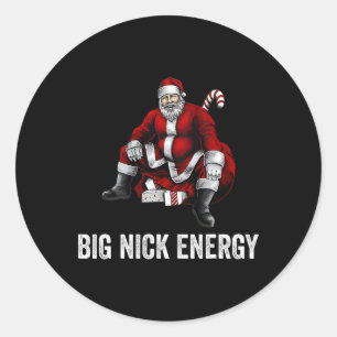 Adesivo Big Nick Energy Papai noel Natal 3