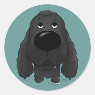 Adesivo Big Nose Cocker Spaniel