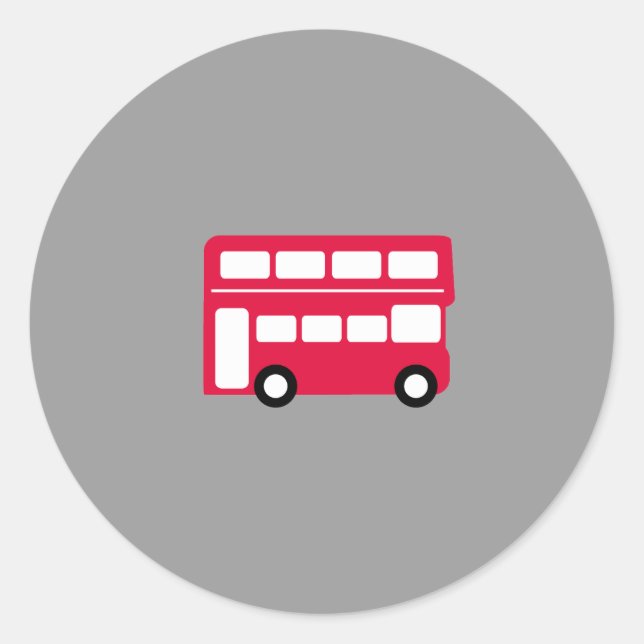Adesivo Big Red Bus (Frente)