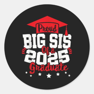 Adesivo Big Sis De Graduação De Mais velho Cl De 2025 Form